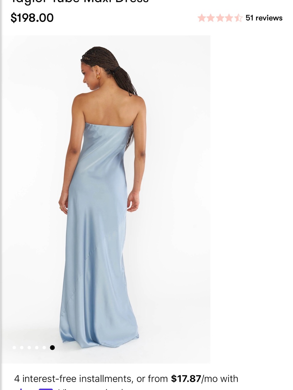 Show Me Your MuMu Taylor Tube Maxi Dress - Picture 3 of 3